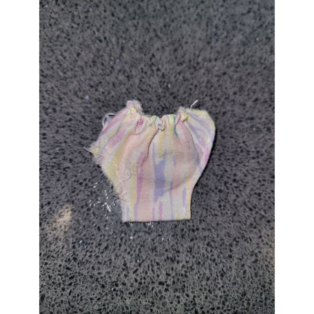 Vintage Barbie Bikini Bottoms 1980s 1990s Skipper Swimwear Swimsuit Striped